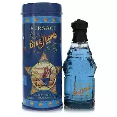 Versace Blue Jeans Cologne For Men (New Packaging) 2.5oz EDT Spray In Tin NEW • $25.50