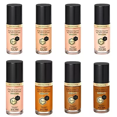 Max Factor Facefinity All Day Flawless 3in1 Foundation (Choose Shade) • £4.99