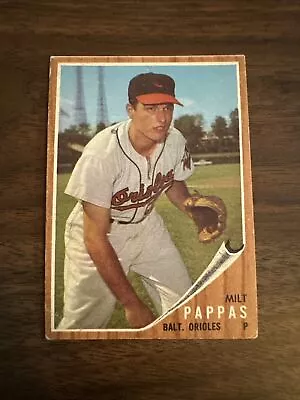 1962 Topps - #75 Milt Pappas • $1.99