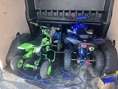 49cc Petrol Kids Green Mini Quad Bike 2 Stroke Petrol Quad ATV Off Road • £450