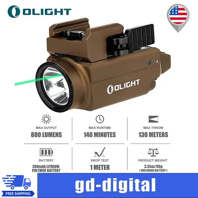 OLIGHT Baldr S 800 Lumen Compact Green Laser Rechargeable Tactical Flashlight • $129.95