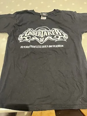 WWE Undertaker Black Tshirt Age 12-13 • £8