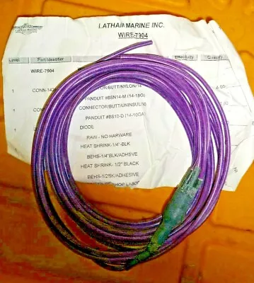 Mercury Latham Marine Wire-7904 Wire Harness-key Switch-4 Purple • $12.99