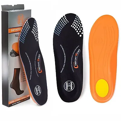 Shoe Insoles For Men Women Memory Foam Orthotic Shoe Inserts Work Casual Insoles • $17.09