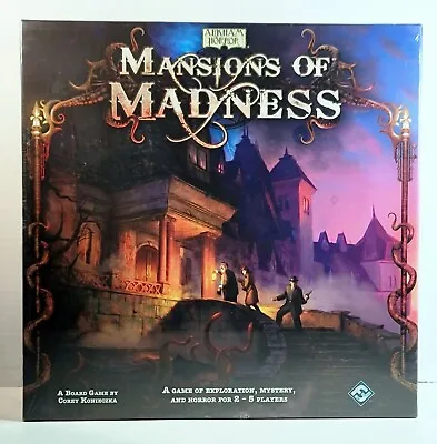 Mansions Of Madness Arkham Horror Boardgame - 2010 Complete SHRINK-WRAPPED NIB • $149.99
