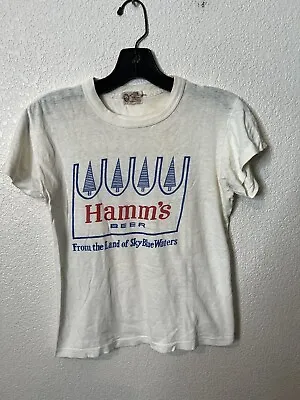 Vintage 1960s Hamms Beer Shirt Size Small • $199.99