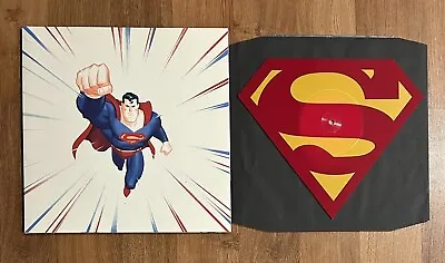 Superman The Animated Series TV Theme Die Cut Vinyl Record Mondo • $45.99