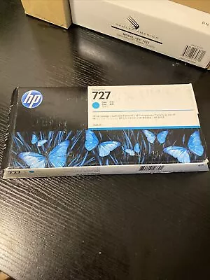 HP 727 Cyan 300ml INK CARTRIDGE F9J76A DESIGNJET T930 T1530 T2530 SEALED H27 • $59.97