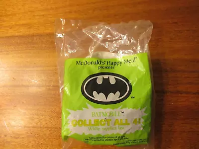 Vintage (1991) McDonald's Happy Meal Toy. Batmobile. Factory Sealed. • $14