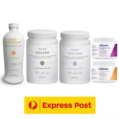 ISAGENIX Shake And Cleanse Pack - 4 Flavours To Choose • $246.95