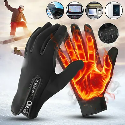 Winter Windproof Waterproof Anti-slip Thermal Touch Screen Gloves Ladies Mens US • $6.75