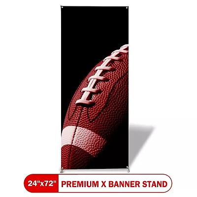 24 Wx72 H NEW & PREMIUM X-Banner Stand Adjustable With Carrying Bag (STAND ONLY) • $27.99