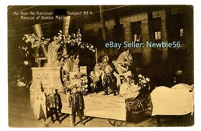 Syracuse NY - PARADE FLOAT - KA-NOO-NO KARNIVAL - 1909 Postcard • $12.75