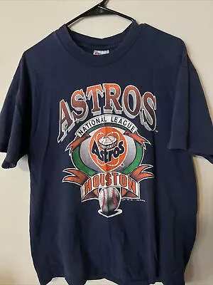 Vintage Houston Astros T Shirt 80's 90's Size LARGE • $29.99