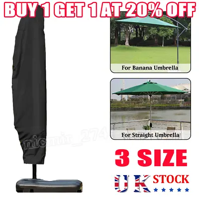 £1.99 • Buy Parasol Banana Umbrella Cover Waterproof Cantilever Outdoor Garden Patio Shield