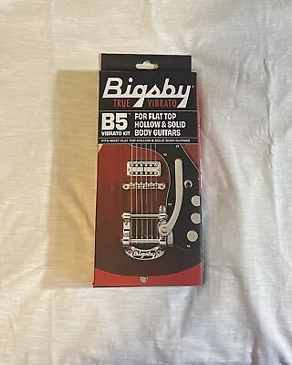 Bigsby® B5 Tremolo Vibrato Tailpiece~Polished Aluminum~Flat Tops~Boxed~Brand New • $139.99