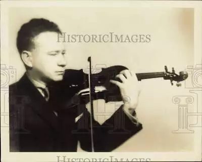 Press Photo Violinist Efrem Zimbalist - Kfx64315 • $16.99