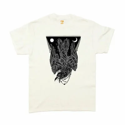 $15.85 • Buy Black Crow T-Shirt (SB) Moon Sun Beads 