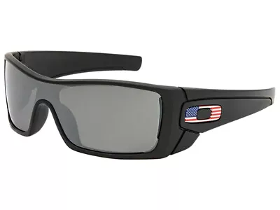 Oakley Batwolf USA Flag Sunglasses OO9101-31 Matte Black/Black Iridium • $149.99