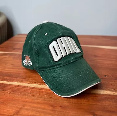 Vintage Ohio University Bobcats Baseball Cap Steve & Barry's OSFA - Green • $17
