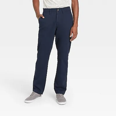 Men's Every Wear Athletic Fit Chino Pants - Goodfellow & Co Fighter Pilot Blue • $15.03
