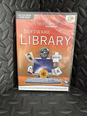 SOFTWARE LIBRARY - 4 PC DVD Inc 100.000 CLIPART PUBLISHER 2 FAMILY TREE ETC • £4.99