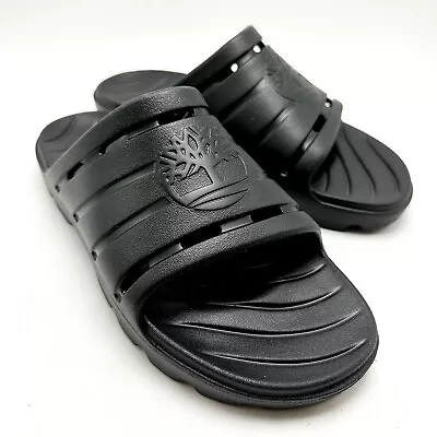 *NEW* Men Timberland GET OUTSLIDE Slide BLACK (TB0 A5W6H 015) Sz 8.0 - 11.0 • $32.11