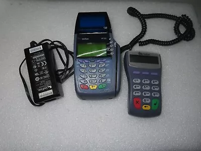 Verifone Vx510 Omni 5100 Credit Card Terminal Adapter W/ Pinpad 1000SE • $15