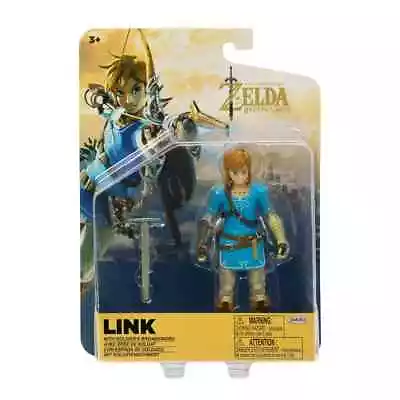 The Legend Of Zelda Breath Of The Wild Link 4  Figure With Soldier's Broadsword • $12.99