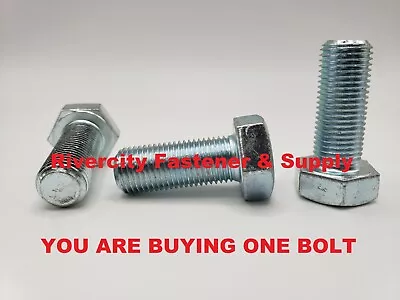 (1) M12-1.25x30 Hex Head Cap Screw Bolt Fine Thread 12mm X 30mm M12x1.25x30 • $7.88