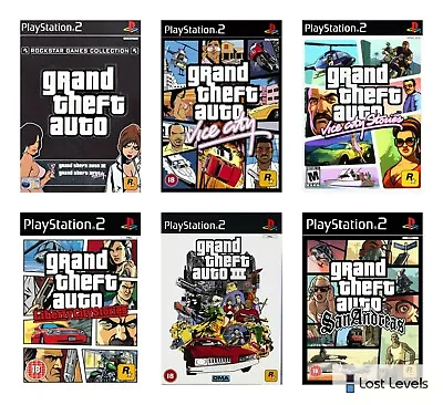 £4.97 • Buy Ps2 - Grand Theft Auto - Choose Your Game Multi Listing
