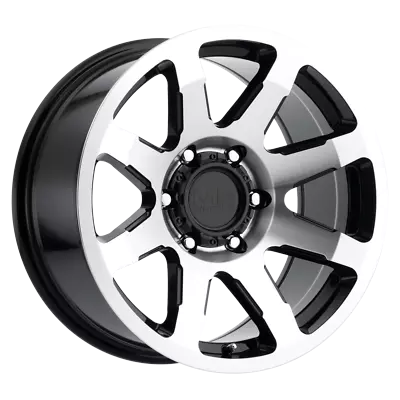 1 New 17X8.5 18 6-135 MB Wheel Legacy Black Machined Wheel/Rim 17 Inch 60026 • $126