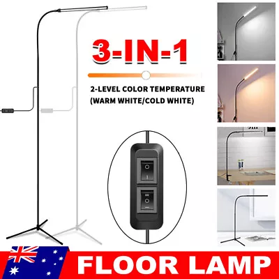 $39.45 • Buy Modern LED Floor Lamp Stand Reading Light Table Desk Lamp Adjustable Dimmable