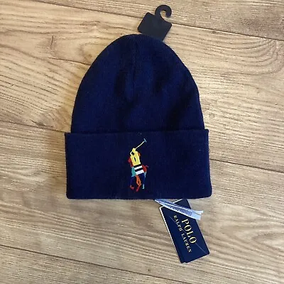Polo Ralph Lauren Beanie Reversible Brand New With Tags RRP £80 • £39.99