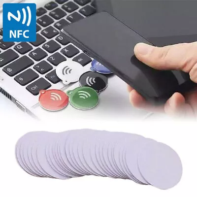 12Pcs Ntag215 Nfc Tags Sticker  Phone Available Labels Rfid Tag • $13.09