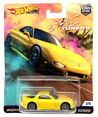 Hot Wheels Mazda RX-7 FD Rotary [Yellow] Premium - New/Sealed/VHTF [E-808] • $36