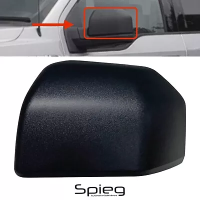 Side Mirror Cover Cap For 2015-2020 Ford F-150 Textured Black Driver Left Side • $31.99