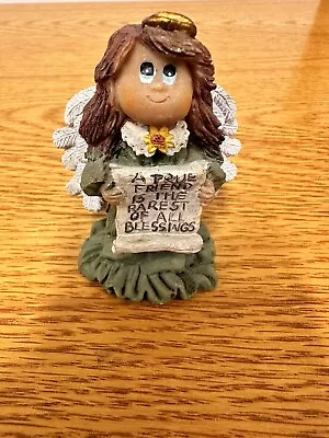 K’s Collection Figurine Angel - A True Friend Is The Rarest Of All Blessings • $9.87