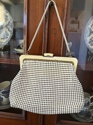 Vintage Oroton Womens Evening Bag White Glomesh • $20