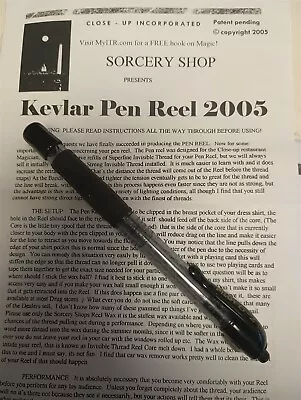 Kevler Pen 2005 Reel Sorcery Shop (Needs To Be Restrung) Refill ITR Thread Incl • $33.99