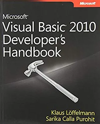 Microsoft® Visual Basic® 2010 Developer's Handbook Paperback • $9.37