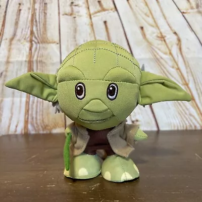 Heroez By Seven20 Star Wars 6  YODA W/ Green Lightsaber Standing Plush Figure S1 • $13.66