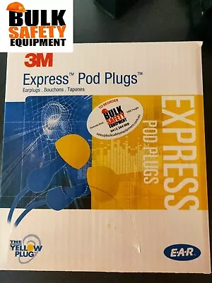 3M E.A.R EXPRESS POD EARPLUGS - Corded - 100 Pairs  • $218