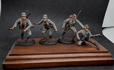 Detailed Painted Miniatures 1/35 German Sturmtruppen  1918 • $74