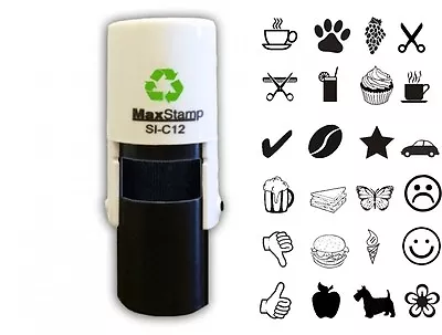 Maxstamp 10mm Small Pocket Sized Loyalty Rubber Stamp For Stamping Loyaty Cards • £14