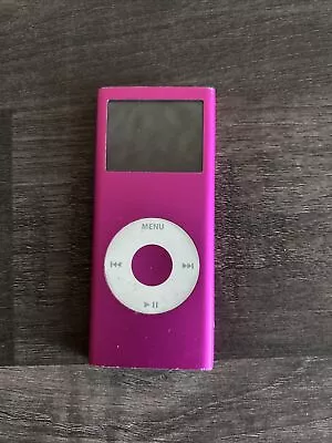 Apple IPod Nano (2nd Generation) 4GB Music MP3 Player Pink #A1199 • $10