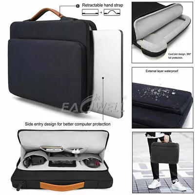 EAGWELL Notebook Case Laptop Shoulder Sleeve Bag For MacBook Mac Pro/Air/Retina • $19.99