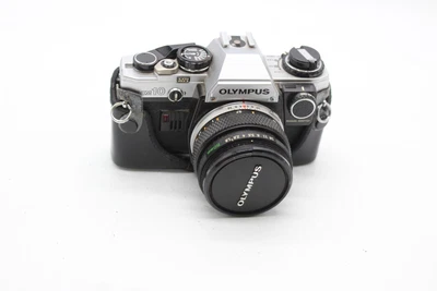 £0.99 • Buy T Vintage Olympus OM10 Film Camera W/ Om-System Zuiko 1.8 50mm Lens & Case
