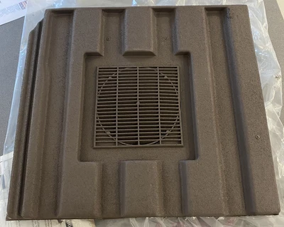 £21.99 • Buy Roof Tile Vent (double Tile Width) Redland 49’s Brown Granular