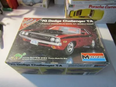 Monogram  1/24 70 Dodge Challenger T/A Model Car Kit 2214 Free Shipping Open • $24.99